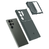 Spigen Samsung Galaxy S23 Ultra Deksel Optik Armor Abyss Green