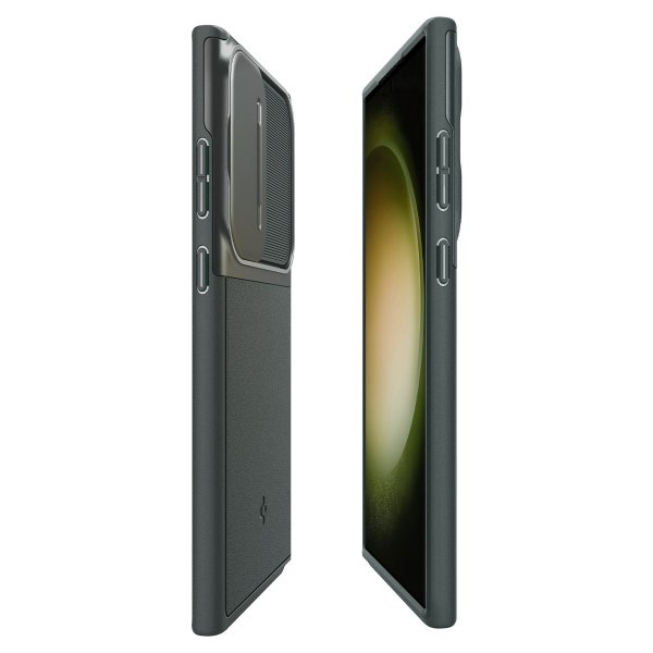 Spigen Samsung Galaxy S23 Ultra Deksel Optik Armor Abyss Green