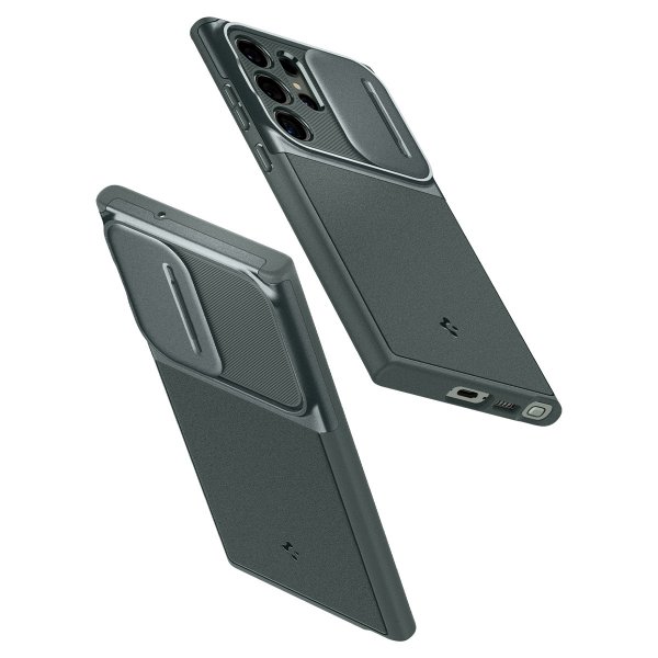 Spigen Samsung Galaxy S23 Ultra Deksel Optik Armor Abyss Green