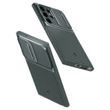Spigen Samsung Galaxy S23 Ultra Deksel Optik Armor Abyss Green