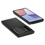 Spigen Samsung Galaxy S23 Ultra Deksel Optik Armor Svart