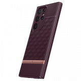Caseology Samsung Galaxy S23 Ultra Deksel Parallax Burgundy