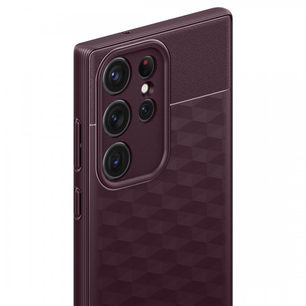Caseology Samsung Galaxy S23 Ultra Deksel Parallax Burgundy
