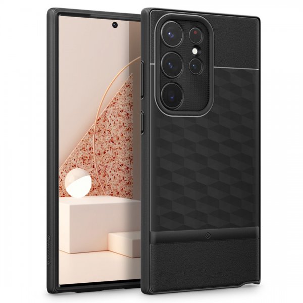 Caseology Samsung Galaxy S23 Ultra Deksel Parallax Matte Black