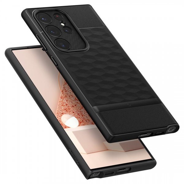 Caseology Samsung Galaxy S23 Ultra Deksel Parallax Matte Black