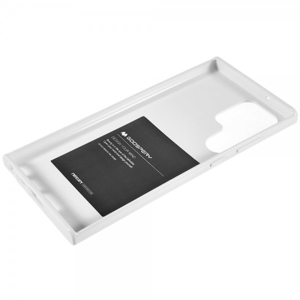 Samsung Galaxy S23 Ultra Deksel Pearl Jelly Hvit
