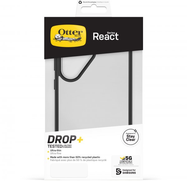 Otterbox Samsung Galaxy S23 Ultra Deksel React Black Crystal