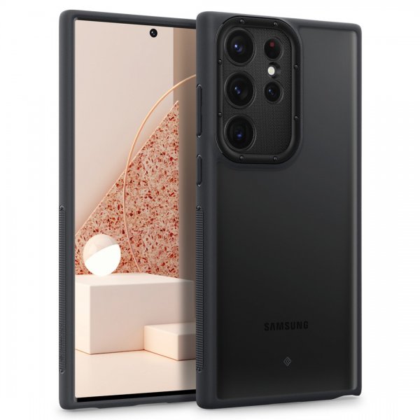 Caseology Samsung Galaxy S23 Ultra Deksel Skyfall Matte Black