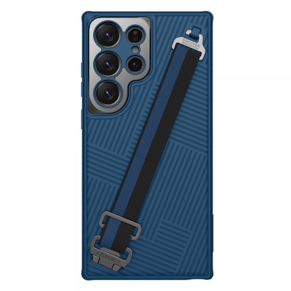 Nillkin Samsung Galaxy S23 Ultra Deksel Strap Case Blå