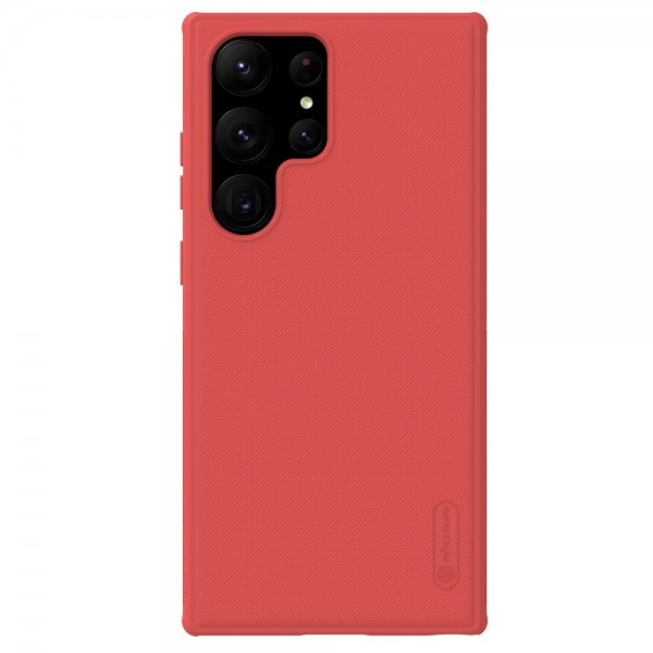 Nillkin Samsung Galaxy S23 Ultra Deksel Super Frosted Shield Pro Rød