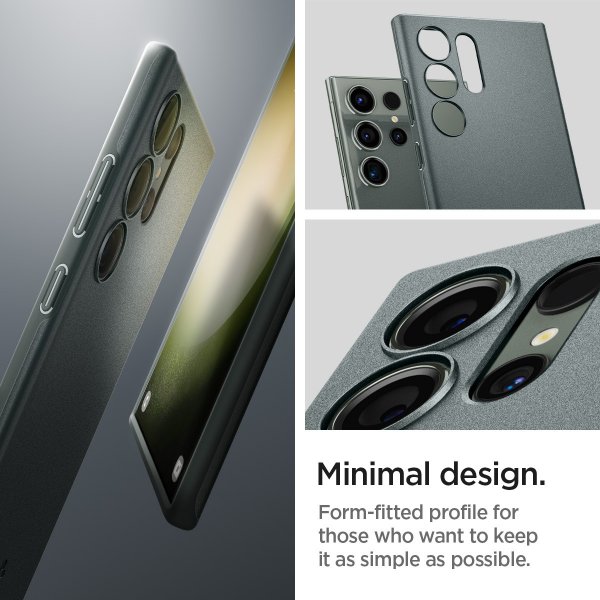 Spigen Samsung Galaxy S23 Ultra Deksel Thin Fit Abyss Green