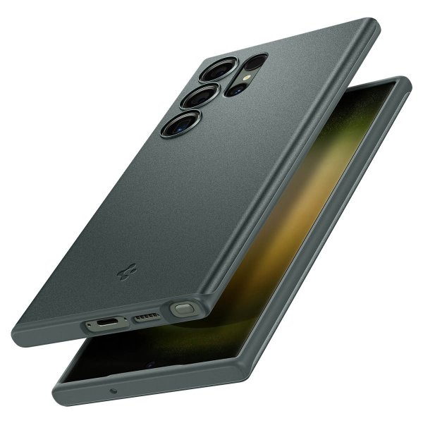 Spigen Samsung Galaxy S23 Ultra Deksel Thin Fit Abyss Green