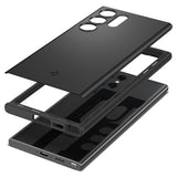 Spigen Samsung Galaxy S23 Ultra Deksel Thin Fit Svart