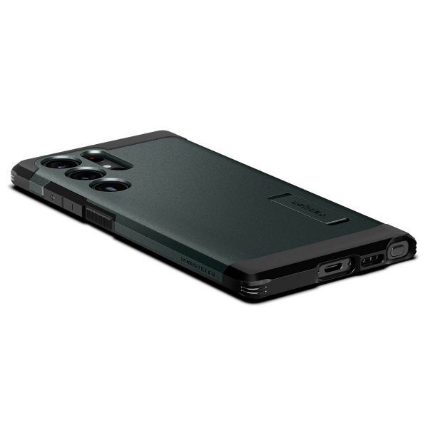 Spigen Samsung Galaxy S23 Ultra Deksel Tough Armor Abyss Green