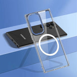 Samsung Galaxy S23 Ultra Deksel Transparent MagSafe Blå