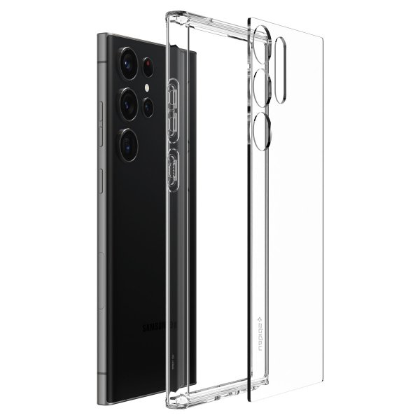 Spigen Samsung Galaxy S23 Ultra Deksel Ultra Hybrid Crystal Clear