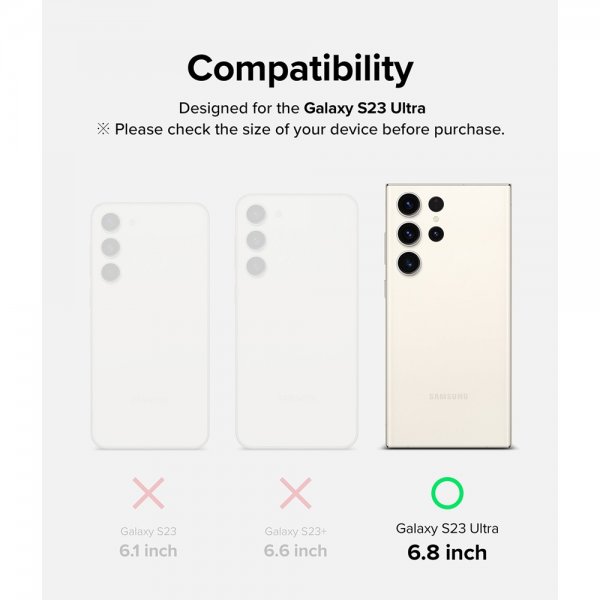 Ringke Samsung Galaxy S23 Ultra Skjermbeskytter Privacy Dual Easy Film