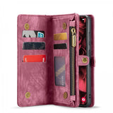 CaseMe Samsung Galaxy S24 FE Etui 008 Series Avtakbart Deksel Rød