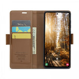 CaseMe Samsung Galaxy S24 FE Etui 023 Series Brun