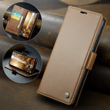 CaseMe Samsung Galaxy S24 FE Etui 023 Series Brun