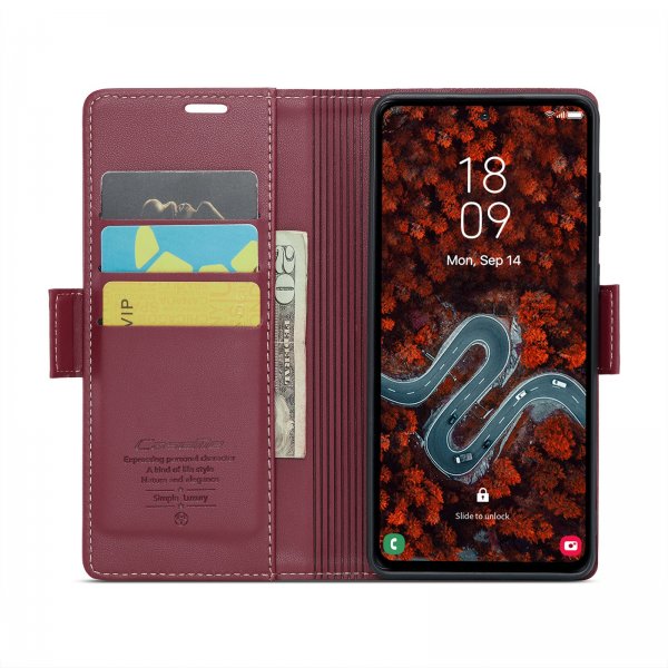 CaseMe Samsung Galaxy S24 FE Etui 023 Series Rød