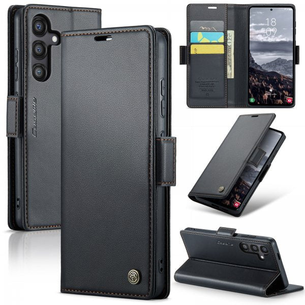 CaseMe Samsung Galaxy S24 FE Etui 023 Series Svart