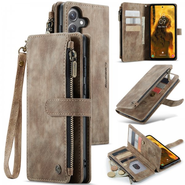 CaseMe Samsung Galaxy S24 FE Etui C30 Series Brun