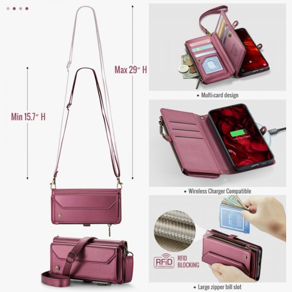 CaseMe Samsung Galaxy S24 FE Etui C36 Series Rød