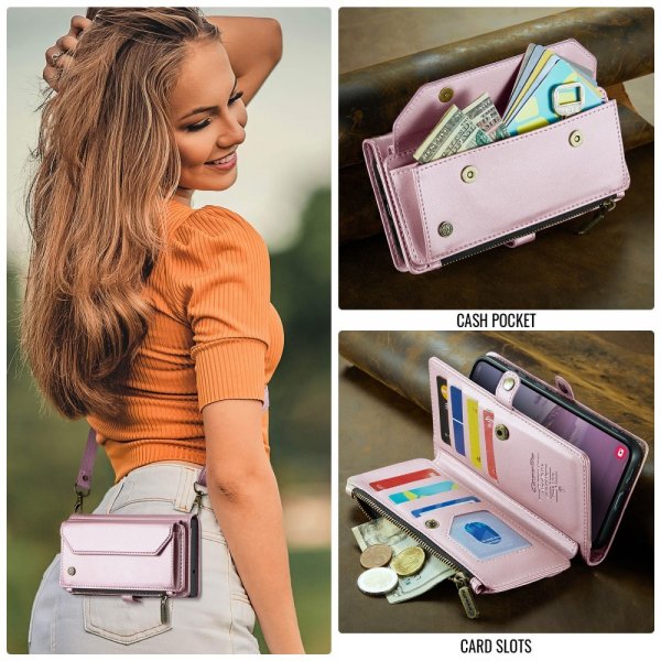 CaseMe Samsung Galaxy S24 FE Etui C36 Series Rosa