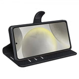 Samsung Galaxy S24 FE Etui Litchi Svart