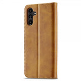 Lc.Imeeke Samsung Galaxy S24 FE Etui med Kortlomme stativfunksjon Lysebrun