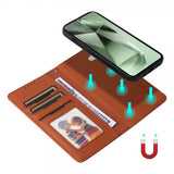 Betopnice Samsung Galaxy S24 FE Etui Avtagbart Deksel 005 Brun