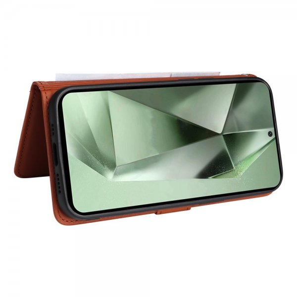Betopnice Samsung Galaxy S24 FE Etui Avtagbart Deksel 005 Brun