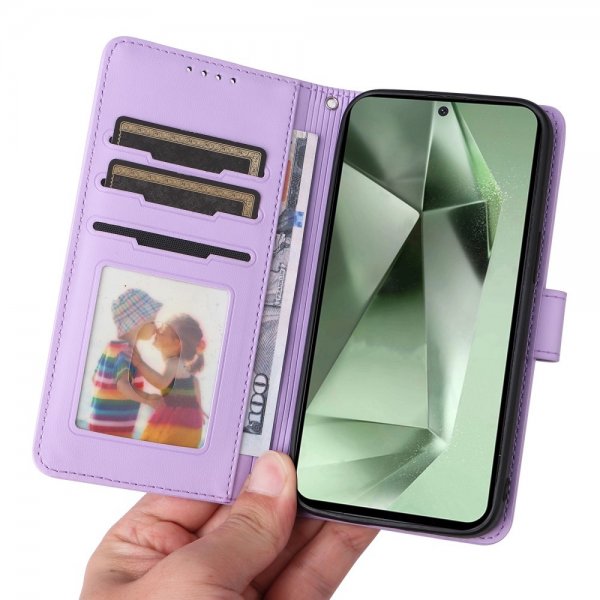 Betopnice Samsung Galaxy S24 FE Etui Avtagbart Deksel 005 Lilla