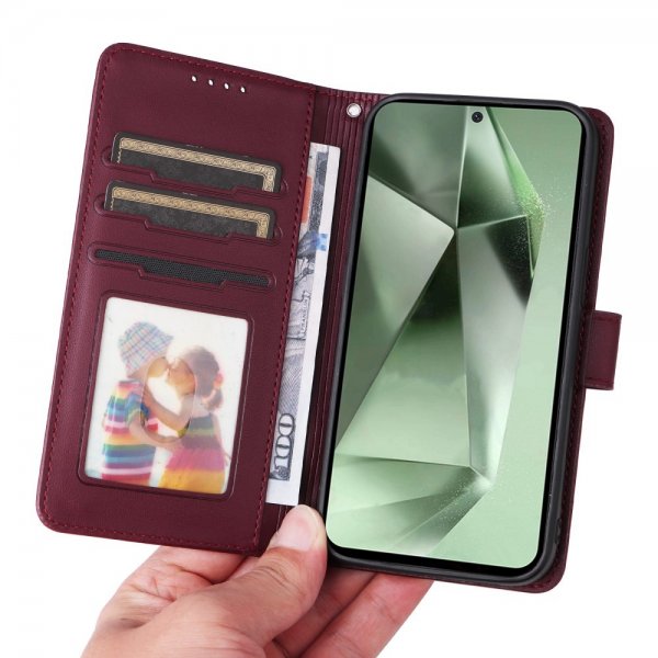 Betopnice Samsung Galaxy S24 FE Etui Avtagbart Deksel 005 Rød