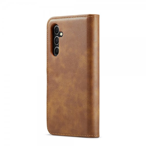 Dg.Ming Samsung Galaxy S24 FE Etui Avtagbart Deksel Brun