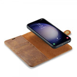 Dg.Ming Samsung Galaxy S24 FE Etui Avtagbart Deksel Brun