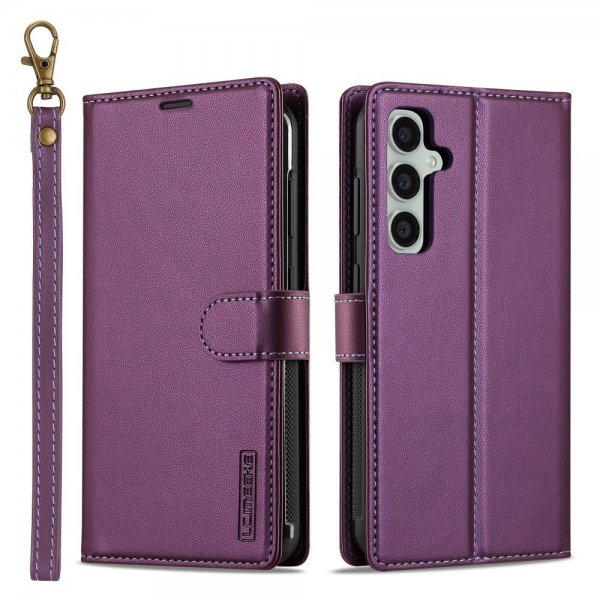 Lc.Imeeke Samsung Galaxy S24 FE Etui Avtagbart Deksel L2 Series MagSafe Lilla