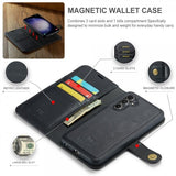Dg.Ming Samsung Galaxy S24 FE Etui Avtagbart Deksel Svart