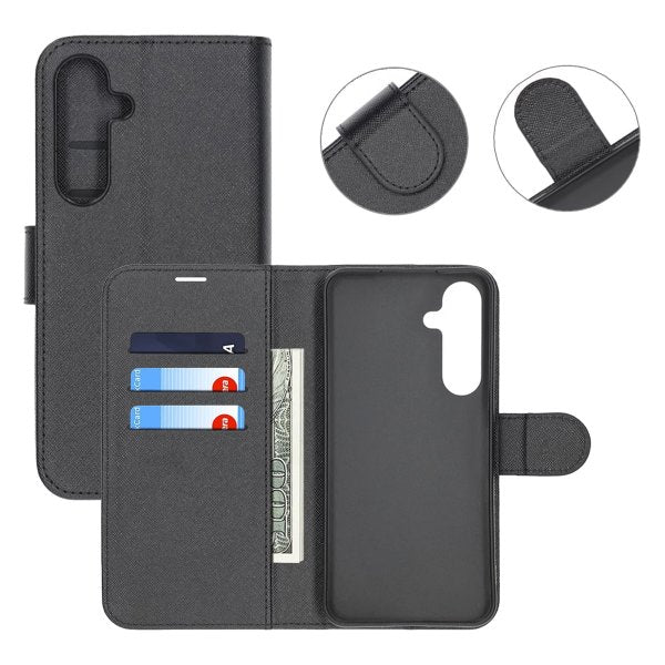 Samsung Galaxy S24 FE Etui med Stativ Svart