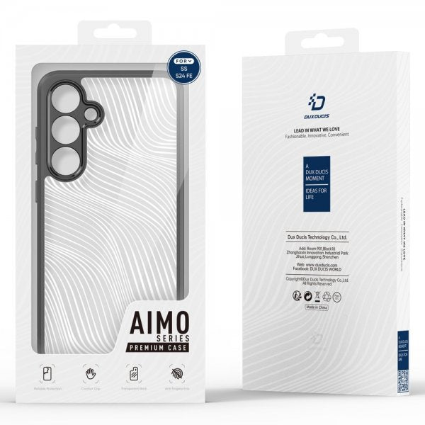 Dux Ducis Samsung Galaxy S24 FE Deksel Aimo Series Svart