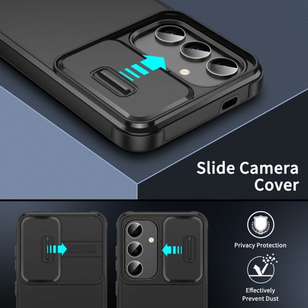 Samsung Galaxy S24 FE Deksel Camera Slide Svart