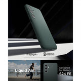 Spigen Samsung Galaxy S24 FE Deksel Liquid Air Abyss Green