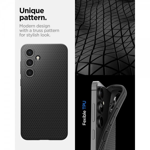 Spigen Samsung Galaxy S24 FE Deksel Liquid Air Matte Black