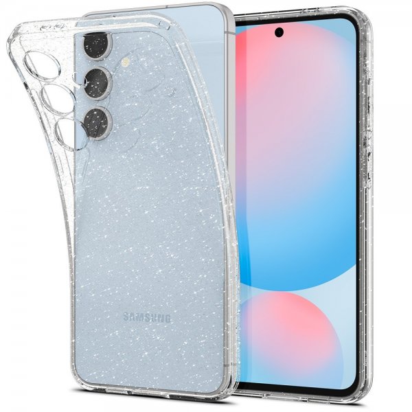 Spigen Samsung Galaxy S24 FE Deksel Liquid Crystal Glitter Crystal Quartz