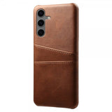 Samsung Galaxy S24 FE Deksel med To Kortlommer Brun