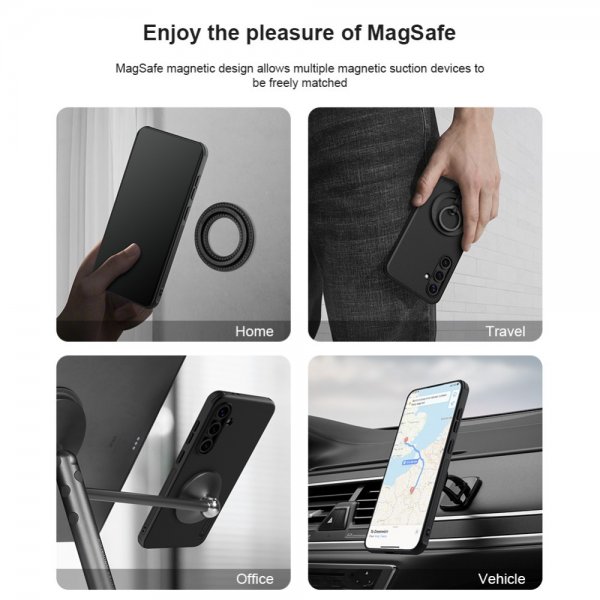 Nillkin Samsung Galaxy S24 FE Deksel Super Frosted Shield Pro MagSafe Grønn