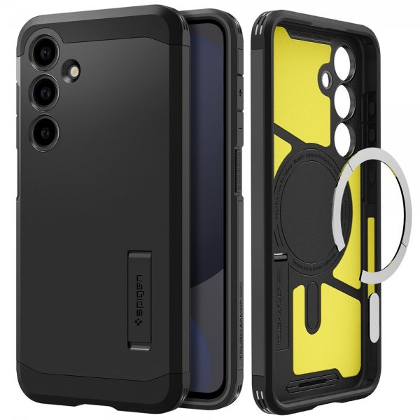 Spigen Samsung Galaxy S24 FE Deksel Tough Armor MagFit Svart