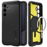 Spigen Samsung Galaxy S24 FE Deksel Tough Armor MagFit Svart