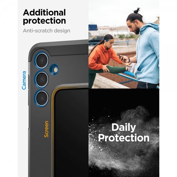 Spigen Samsung Galaxy S24 FE Deksel Tough Armor Svart